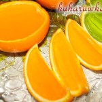 Как приготовить фруктовое желе в апельсиновых корках?